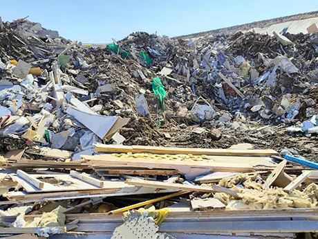 陝西省西安市年處（chù）理100萬噸（dūn）裝修垃圾、建築垃圾處置生產線有序建（jiàn）設（shè）中（zhōng）
